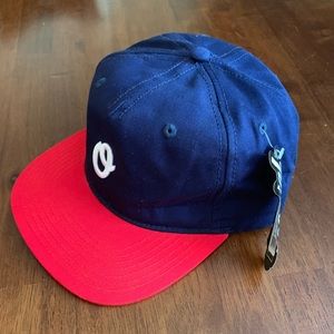 Official O Miles Olo dad hat - NWT navy/red